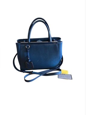 Fendi Blue Vintage Handbag With Strap